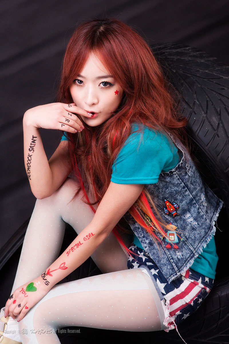 Korean model Minah photoshoot