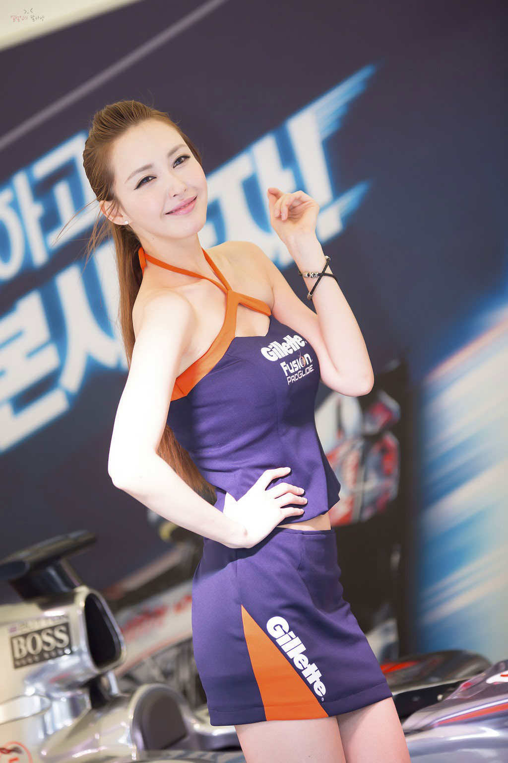Kang Yui Korean Gillette F1 event