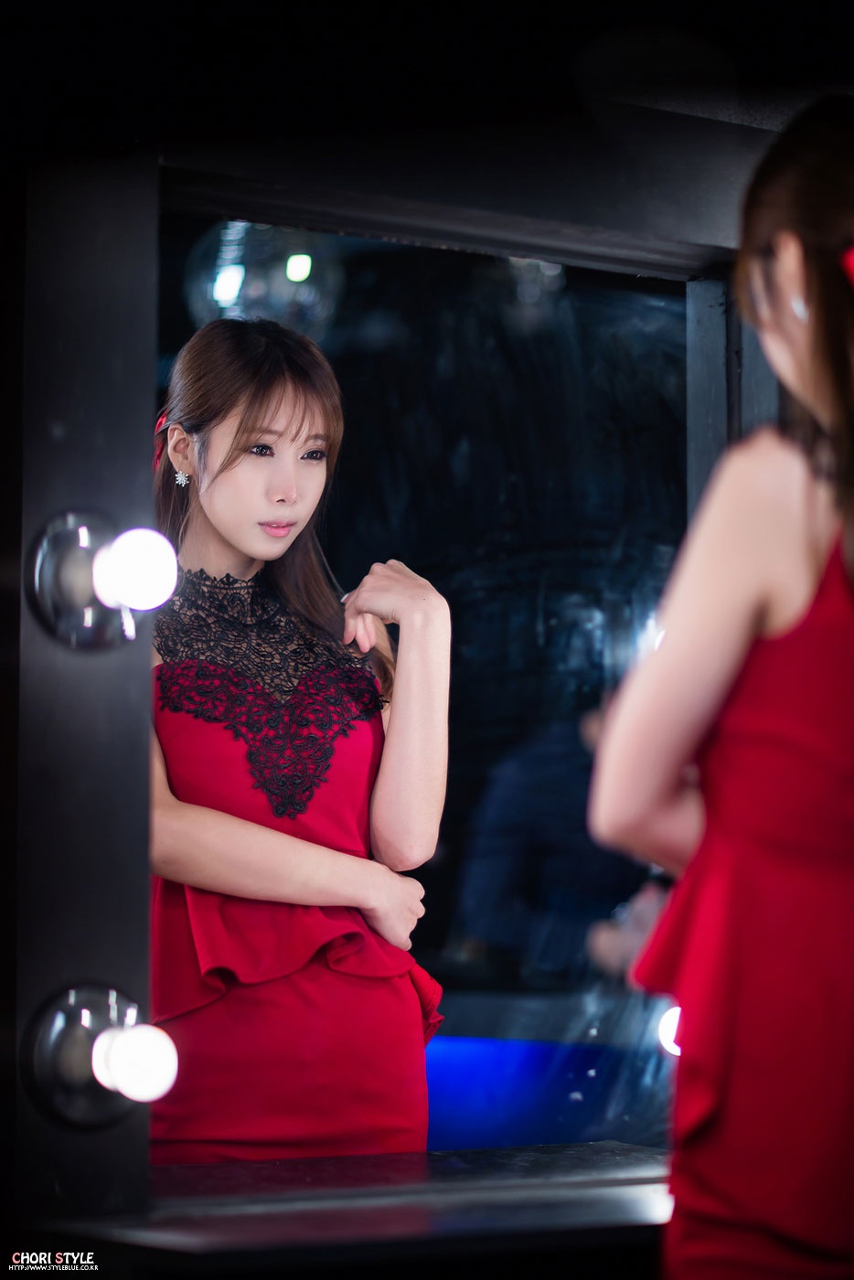 Cheon Bo Young red hot fashion photoshoot