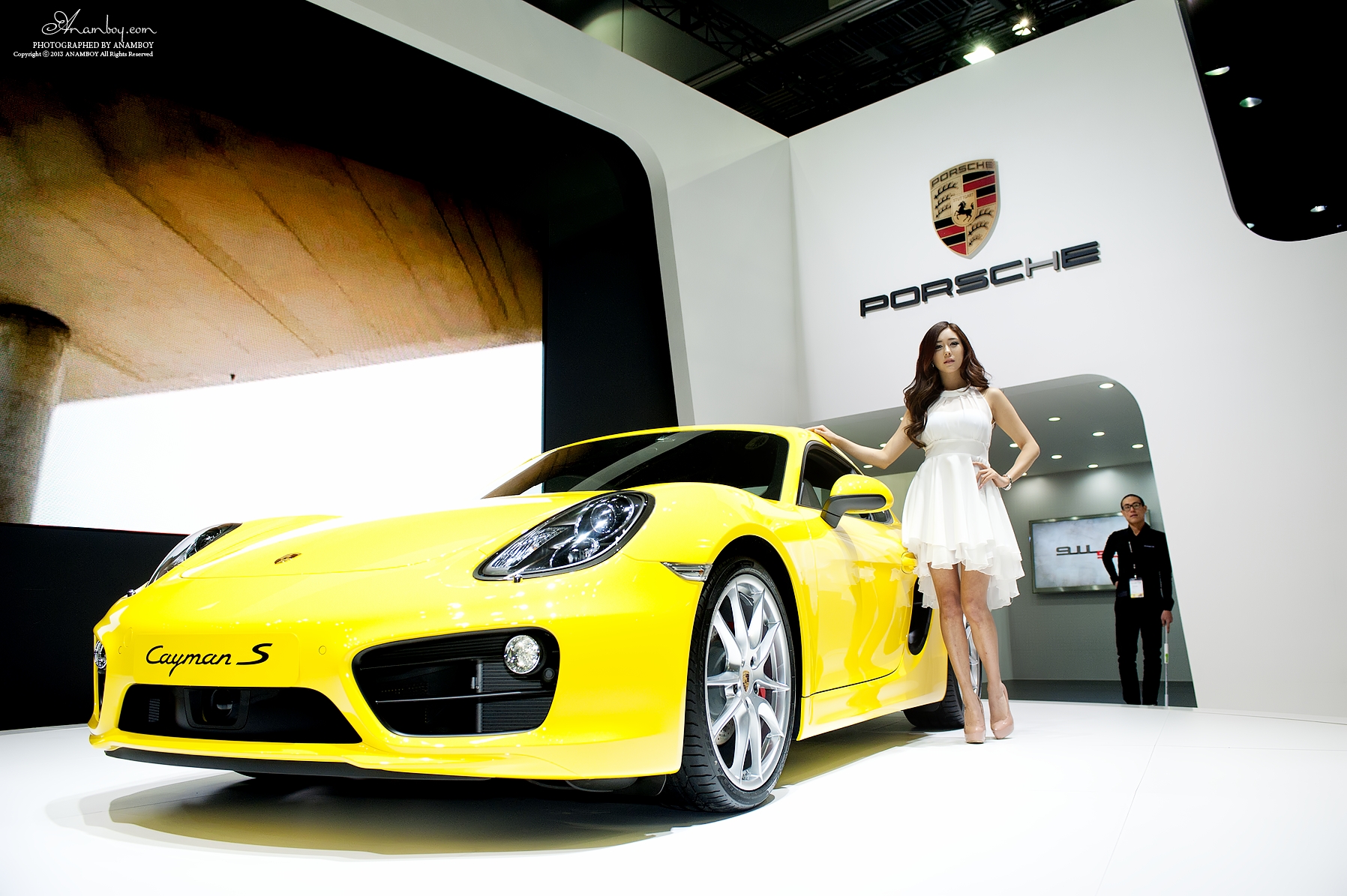 Kim Ha Yul Seoul Motor Show 2013 Porsche