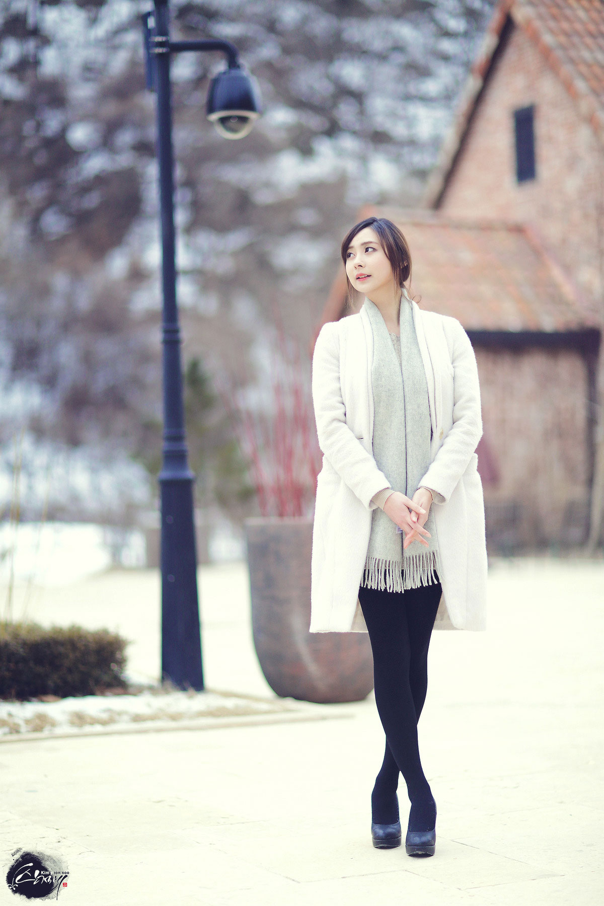 Korean model Seo Han Bit spring photoshoot
