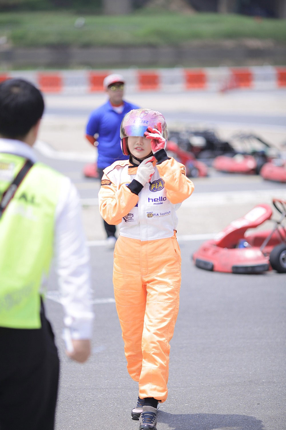 Korean Go Kart Racer Han Ga Eun