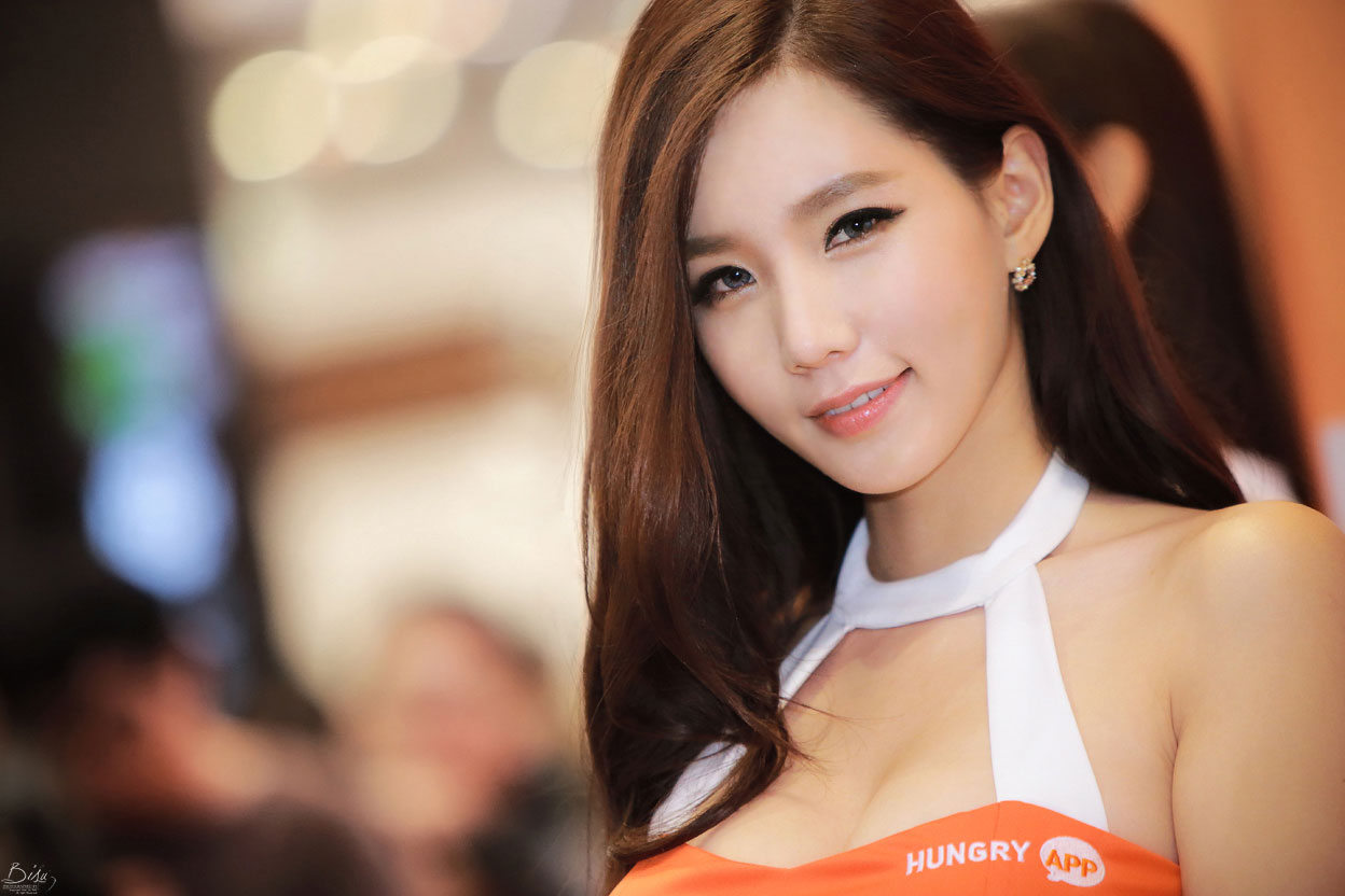 Korean model Lee Ji Min G-STAR 2014
