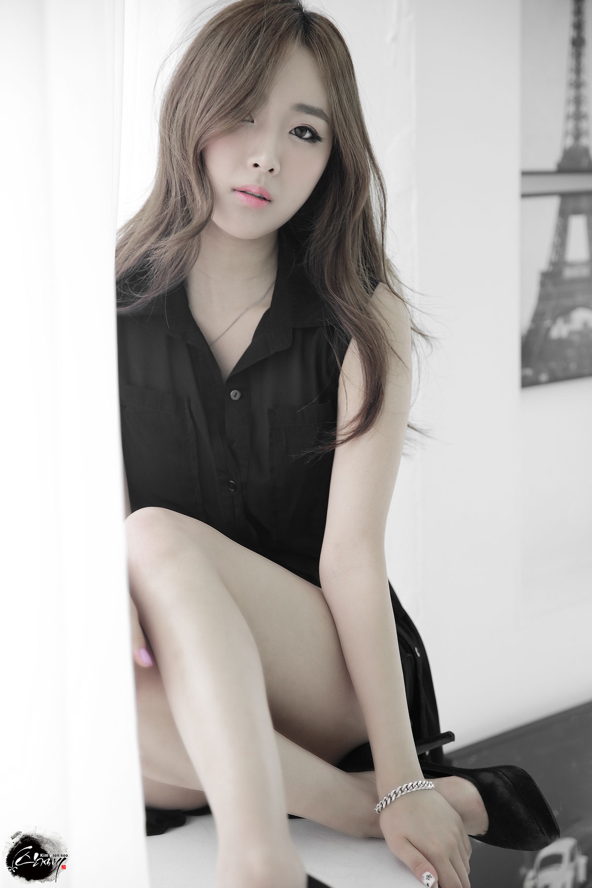 Korean model Minah portrait photoshoot