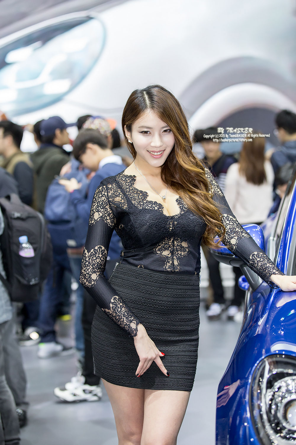Cha Jung Ah Seoul Motor Show 2015 Porsche