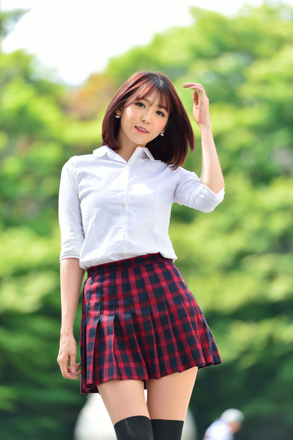 Korean model Lee Eun Hye school fashion