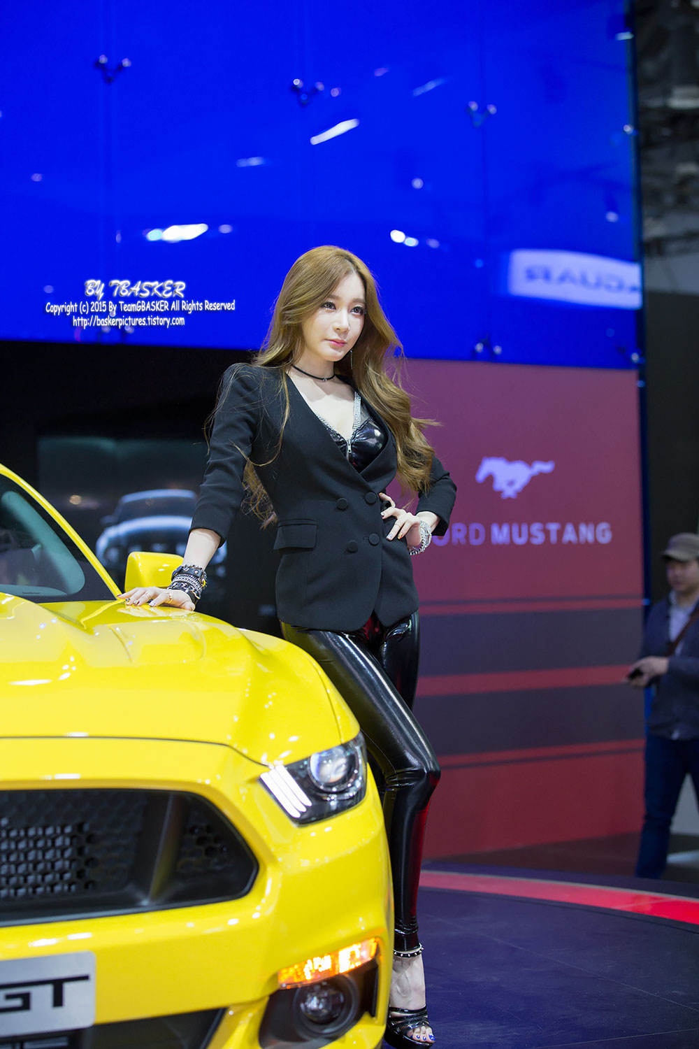 Han Ji Eun Seoul Motor Show 2015 Ford Lincoln