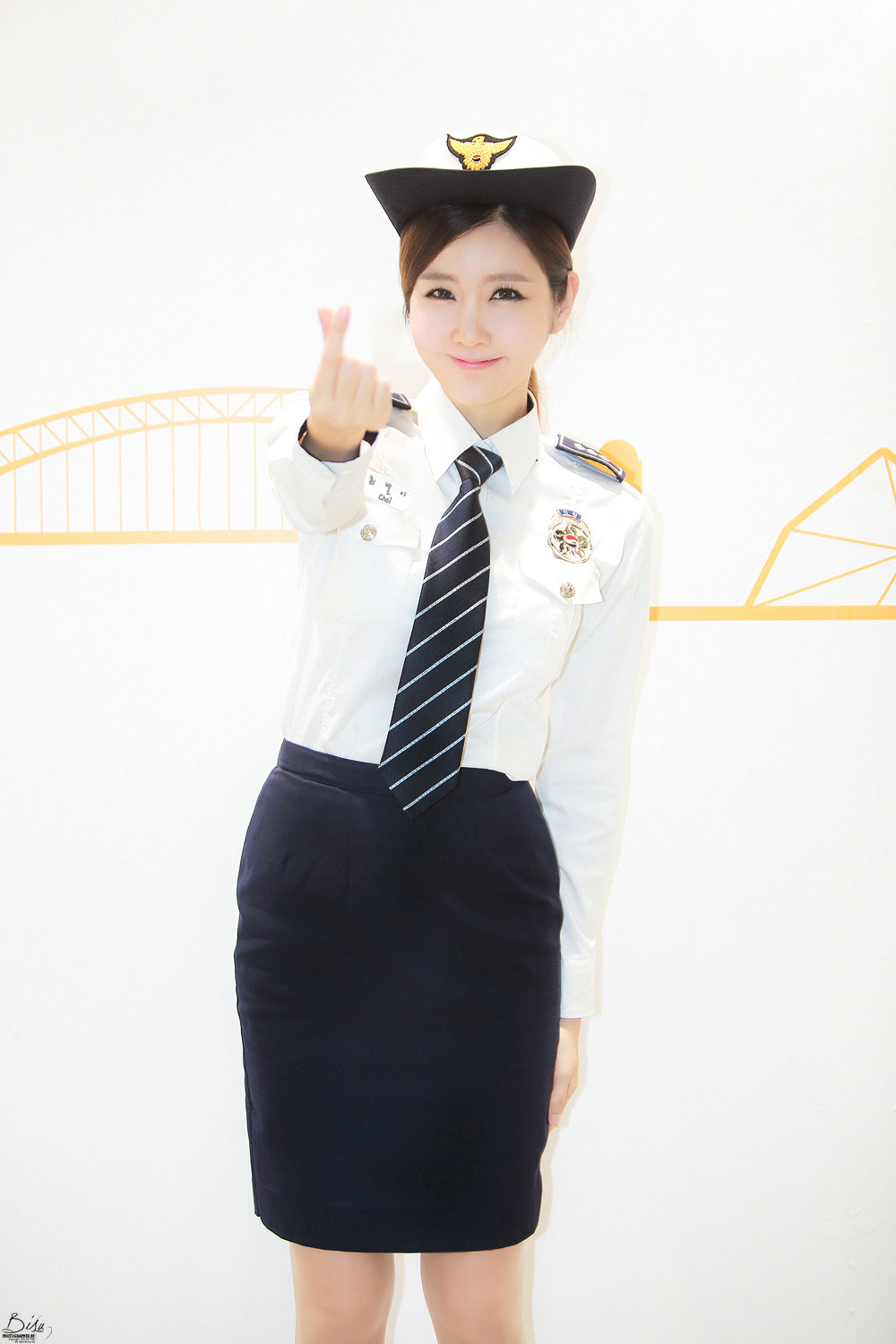 Choi Byul I Korean police uniform