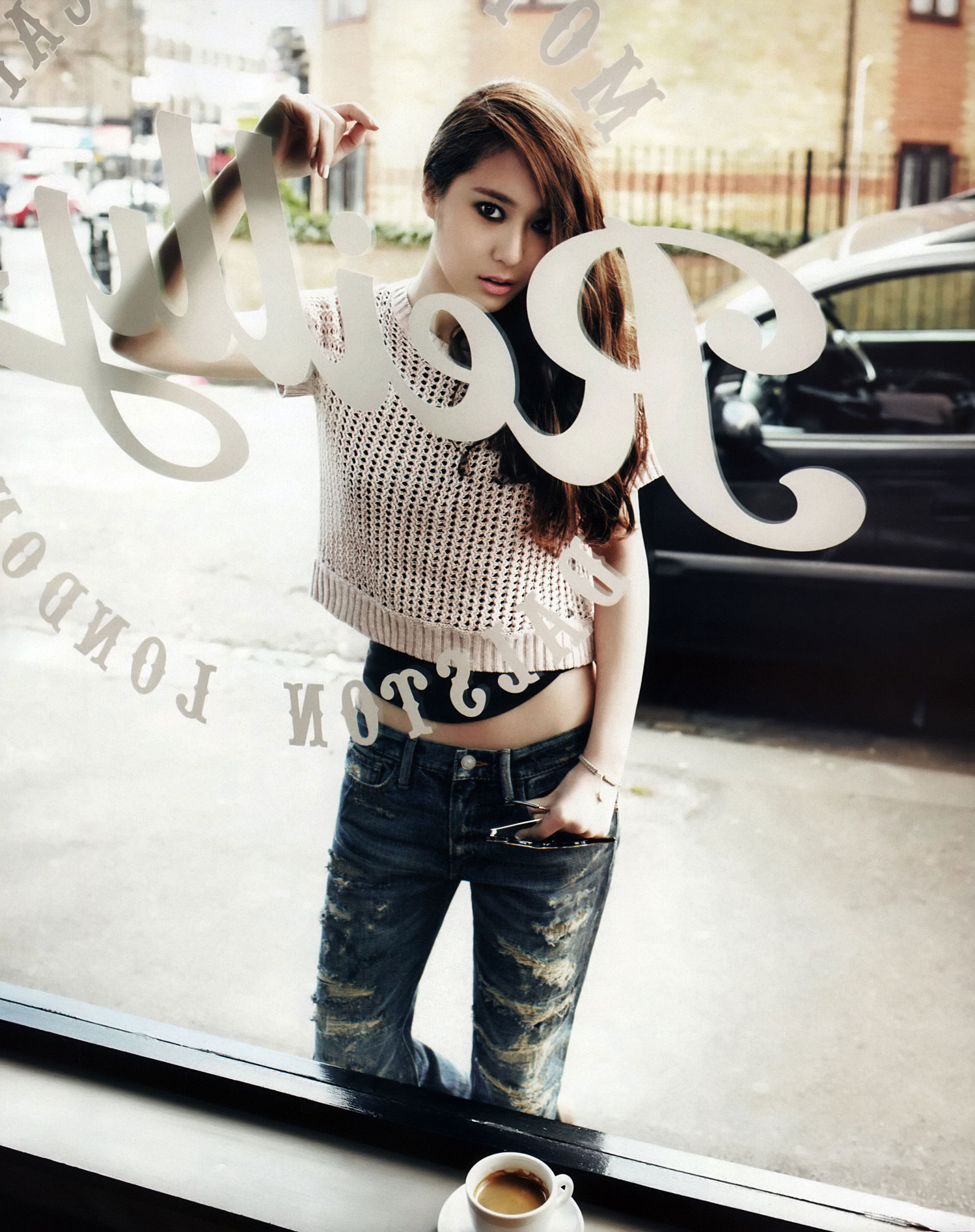 f(x) Krystal Vogue Girl Magazine